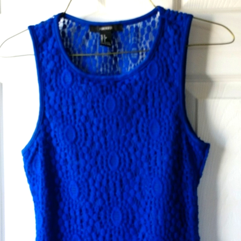 💖🩸💙 Pencil Dress Fully Lined Forever 21 Royal Blue w